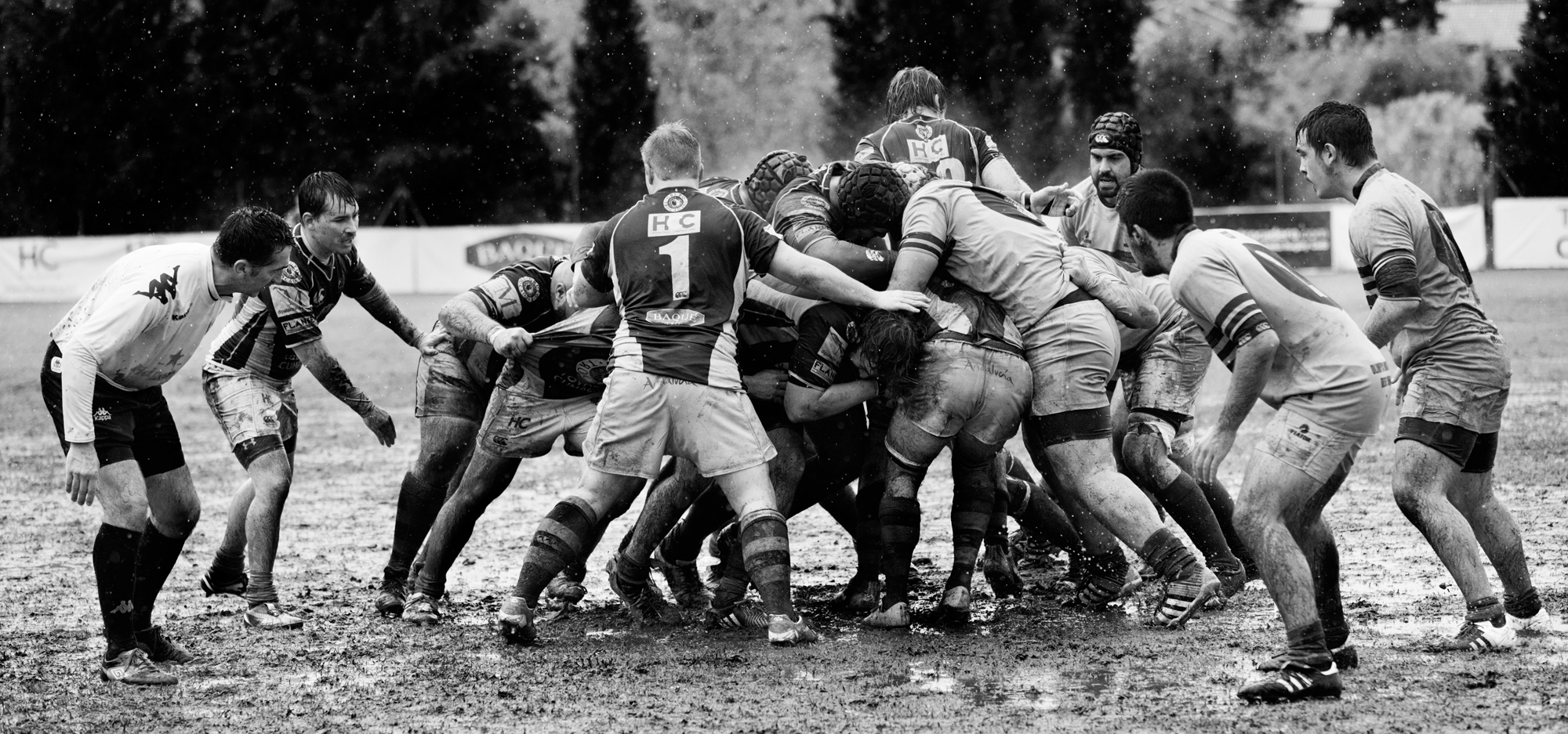 Rugby scrum